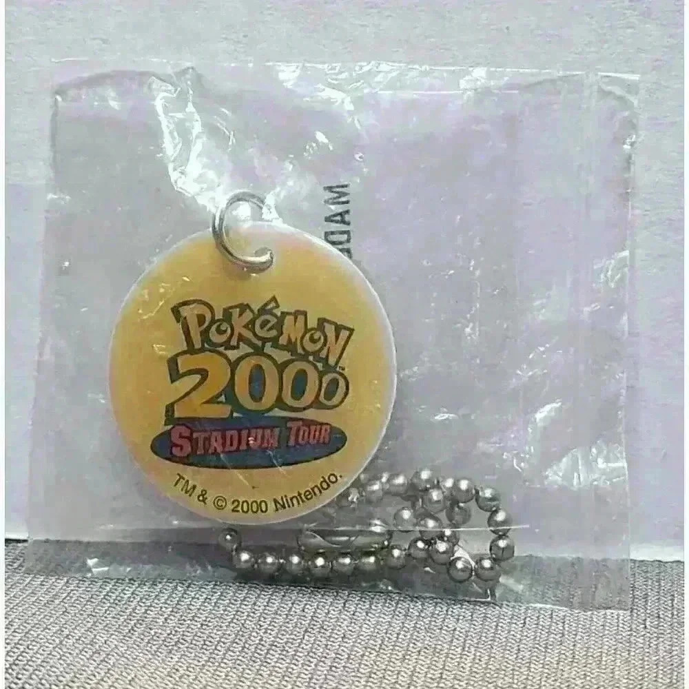 Pokemon 2000 Stadium Tour Nintendo 64 Era Promotional Dangler Charm Keychain NEW - Picture 2 of 3